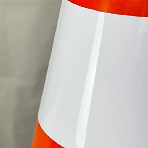 Verkehrsleitkegel Set mit 4 Pylonen in Orange-Weiß