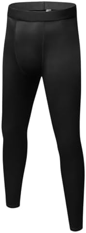 （17:30時点） [Sillictor] インナースパッツ キッズ スポーツタイツ ストレッチ ロング レギンス アンダーウェア コンプレッション ジュニア 野球 サッカー スキー トレーニングウェア [UVカット + 吸汗速乾] オールシーズン yc1020blk-blk-150