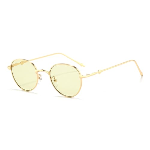 Lunettes de soleil ovales contre l'éblouissement avec protection vintage UV400