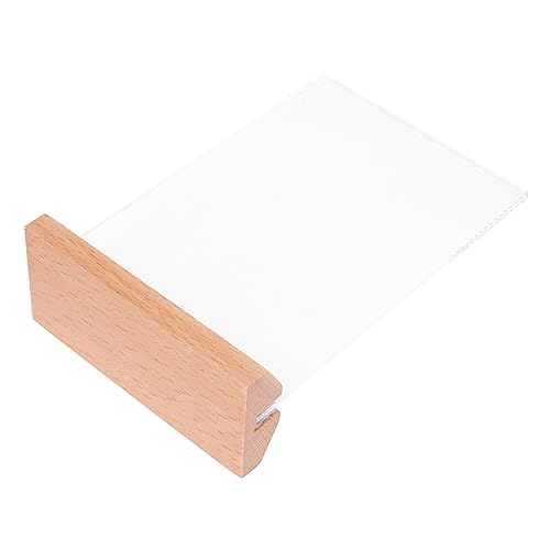 Supporto versatile: il prodotto è realizzato in legno e materiali acrilici ed è sicuro da usare, porta appunti da tavolo