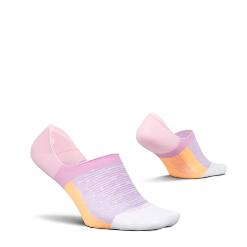 Image of Feetures Everyday Light Cushion Invisible Sock for Men - Anti-Slip Sock Liner with Targeted Compression - (1 Pair)