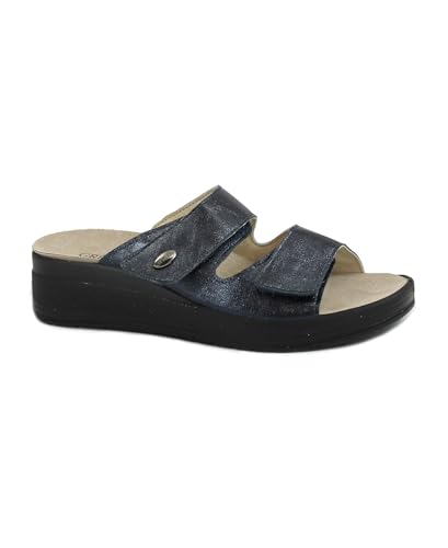 Chaussons bleu Grünland femme 40 pour semelles orthopédiques