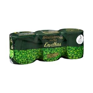 Guisantes extra Hacendado 3 latas x 120 g Pack 2