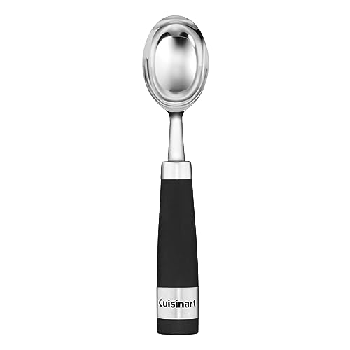 Cuisinart Barrell Handle Ice Cream Scoop,Black,Stainless Steel