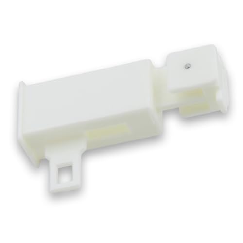 cyclingcolors Poulie de tirage en polyamide ivoire pour tringle à rideau en profil chemin de fer 24 x 16mm Accessoire Fenêtre Store Baie vitrée Ouverture...