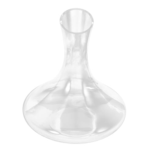 Alipis Quick Wine Decanter Lead-free Glass Lid Creative Wine Separator Flat Base Perfect for Aeration Modern Style