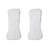 DOITOOL Einlagen Windel Weiß für Faltbare - Slips Windel Teen Eldly Erwachsene Serviette Stretch-Tuch Saugfähigkeit Waschbar Inkontinenz Ultraschicht Die Atmungsaktive Mikrofaser für