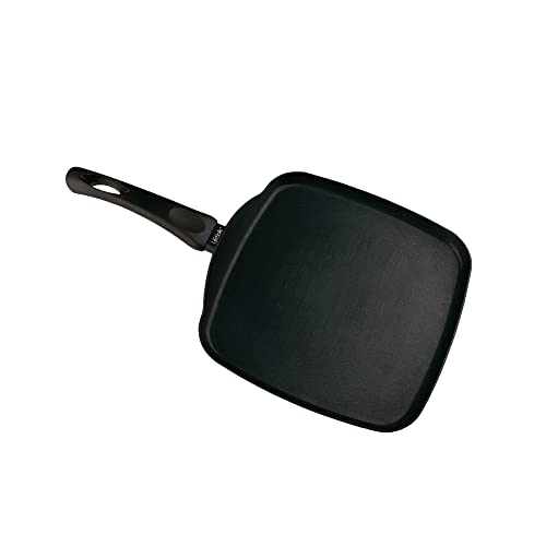 Asador Grill Liso Luxe 22X22 Cm 3609 En Oferta Lifestyle Asador, Negro