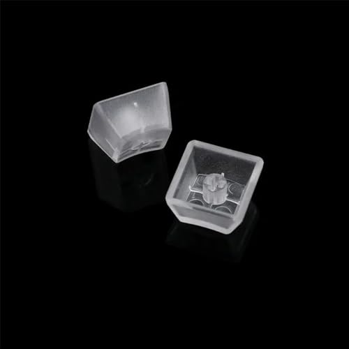 Image of OEM Profile Blank Keycaps ABS Frosted Transparent Translucent 1U R4 Keycap for MX switches Mechanical Keyboard(Transparent, 20pcs)