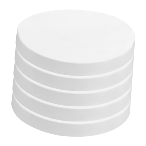 Happyyami 5pcs Dock Wooden Peg Caps Round Post Caps Marine Dock Piling PVC Covers Marine Protection