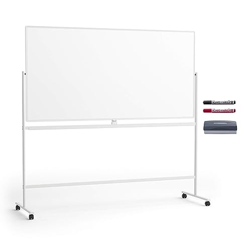 ホワイトボード 脚付き スタンド式 マグネット 無地 おしゃれ VWB076 スタンド付きホワイトボード Asmix(アスカ) スチール