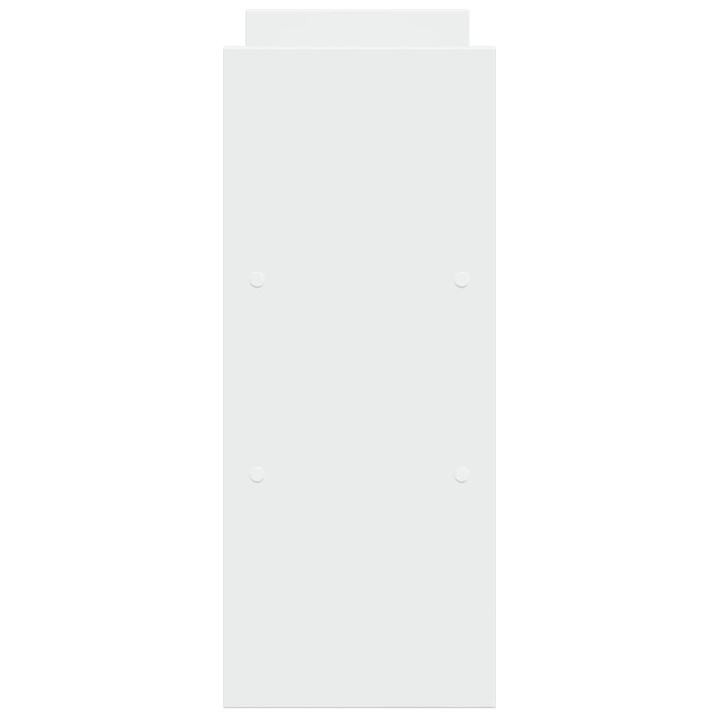 Organizer Scrivania Regolabile Bianco 40x17x41 cm in Truciolato,Organizer da Scrivania,Portaoggetti da Scrivania,Organizer da Scrivania-854760