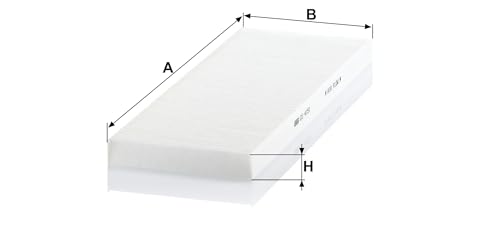 MANN-FILTER CU 4151 Filtro de aire de cabina - para Aut...
