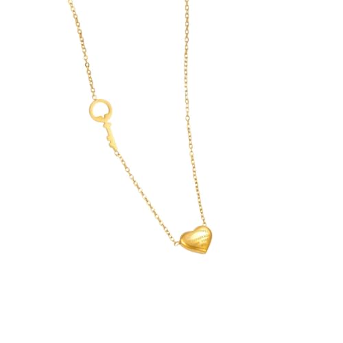 Collier clé et cœur en or : offrez un éclat raffiné et durable à votre cou