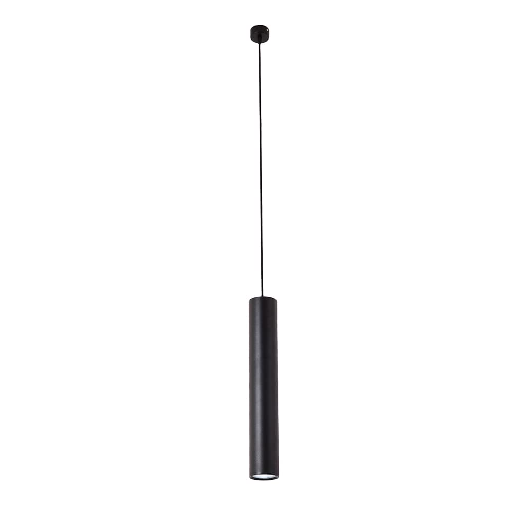 Lámpara colgar tubo largo LED cilíndrica para iluminación barra cocina comedor y luz neutra techo