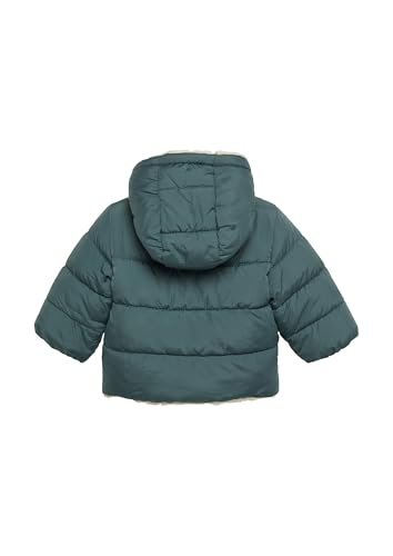 Steppjacke mit Teddyplüsch-Futter