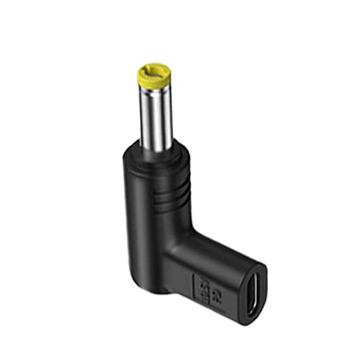 RUTAVM �^�C�v C C - DC �A�_�v�^�[ - �^�C�v C ���X - DC �d���P�[�u���A C ���X - DC �d���R�l�N�^ | 19.5�{���g�A�_�v�^�A0.22x0.10�C���`�AC �[�d�f�o�C�X�ƌ݊�������i�u���b�N�j
