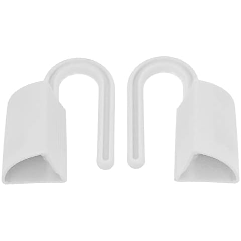 Amig - Pack of 2 Door Stops for Hanging Hinges | Locks The Door and Prevents Unexpected Closures | Contains Adhesive Holder to Hold When Not Used Cover
