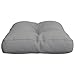 XinZaphrisal Grey Rectangular Pallet Cushion 100% Polyester 23.6 x 15.7 x 4.7 Inches Water-Resistant Indoor Outdoor Use Durable Polyester Fibrefill Filling Easy Maintenance Spot Clean