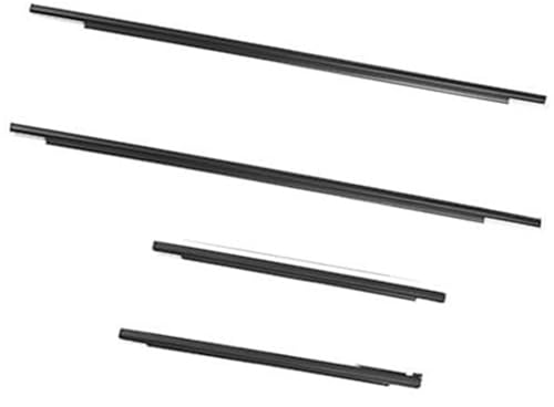 MKVAXR Burletes de Goma for Ventana Exterior de Coche, 4 Piezas, for Toyota, FJ for Cruiser 2007-2014, Tira de presión Impermeable, Tira de Sellado, Accesorio for Coche Molduras para ventanas de coche