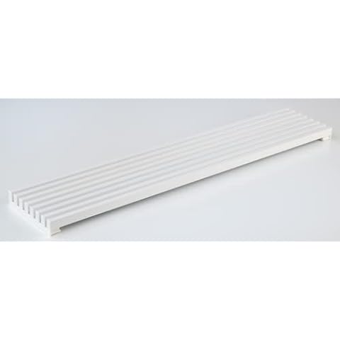 Rejilla ventilación horno cocina 60cm 8 lamas (blanco) AZERO Cover
