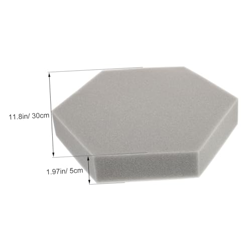 Paneles hexagonales para absorción de sonido, 6 piezas, poliuretano para paredes miniatura 2