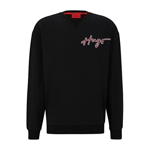 HUGO Herren Varsity Sweatshirt Loungewear-Sweatshirt aus Stretch-Baumwolle Cover