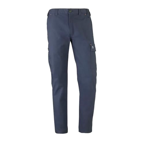 Pantalon ripstop bleu marine élastique et résistant avec poches Juba