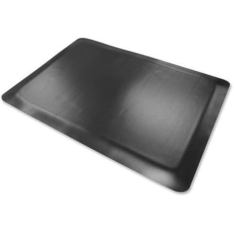 Guardian Pro Top Indoor Anti-Fatique Floor Mat, Rubber, 2'x3', Black Cover