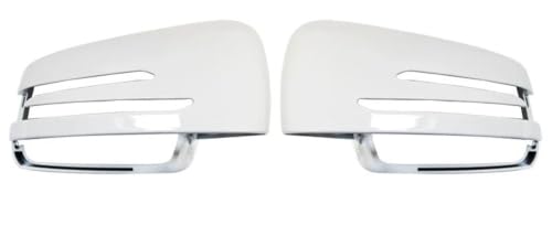 Coque rétroviseur carbone Benz W204 W212 X156 blanche contre l'usure