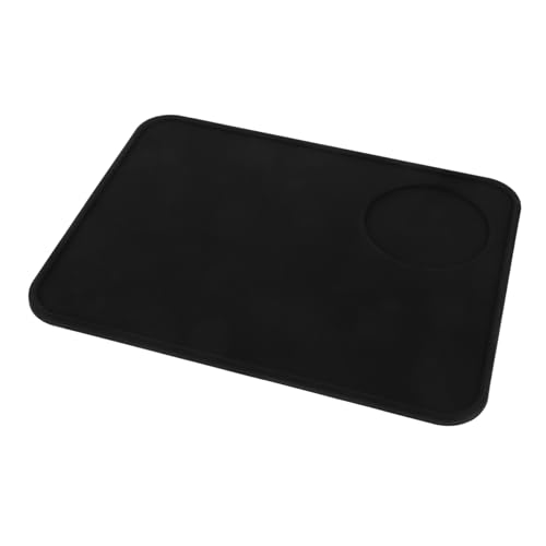 Hemobllo Alfombrilla de Silicona para Máquina de Café Antideslizante Resistente y Reutilizable para Tampón Espresso Tapete para Estación de Café Hogar y Oficina