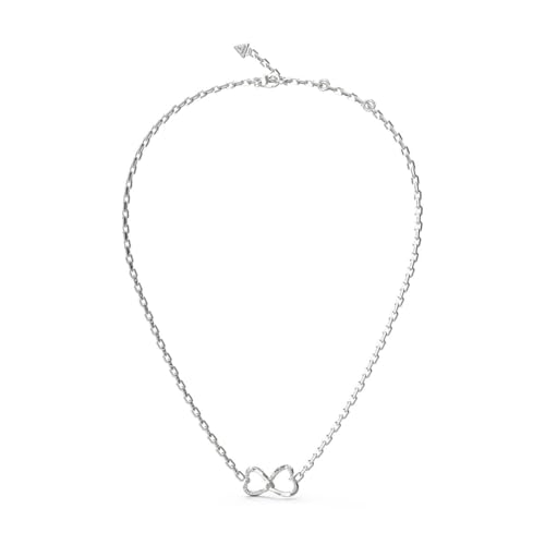 GUESS Necklace Pour Femme Avec Cœur Argenté JUBN04616JWRHT-U, Cri...