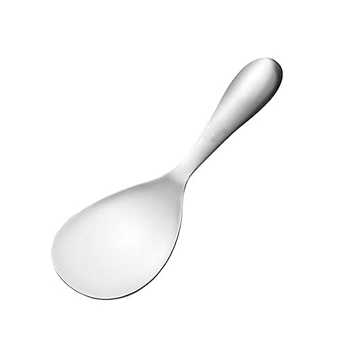 Servierlöffel,304 Edelstahllöffel,Risottolöffel,großer glatter Löffel