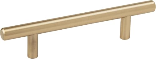 Image of Amerock Bar Pulls 3-3 /4 in (96 mm) Center-to-Center Golden Champagne Cabinet Pull, 10 Count (Pack of 10)