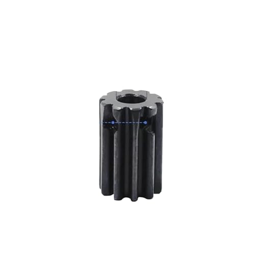 Pignon droit 1M 11 dents en acier 45# avec alésage de 4 mm pour transmission mécanique