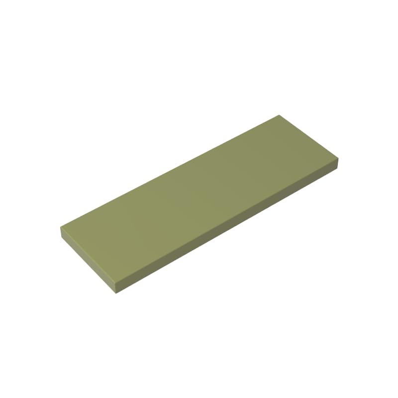 Foundation Plate 2X6 Tiles 10PCS Compatible with Lego GDS-2187 Classic Bulk Toy MOC Color:Olive Green