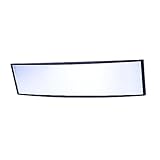 Espejos retrovisores interiores automotrices: espejo de visión gran de 300 mm, que reduce el por , lo que la seguridad de la conducción, espejo retrovisor de gran