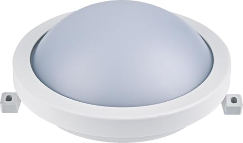 Voltman Hublot extérieur rond IP54 (850lm 6500K A++) - Blanc