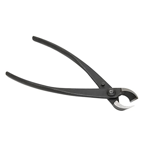 FLEXMAN 7.9in Concave Branch Cutter, Manganese Steel Bonsai Branch Tool Kit Ergonomic Handle Diagonal Branch Pliers Garden Tool for Bonsai Modeling