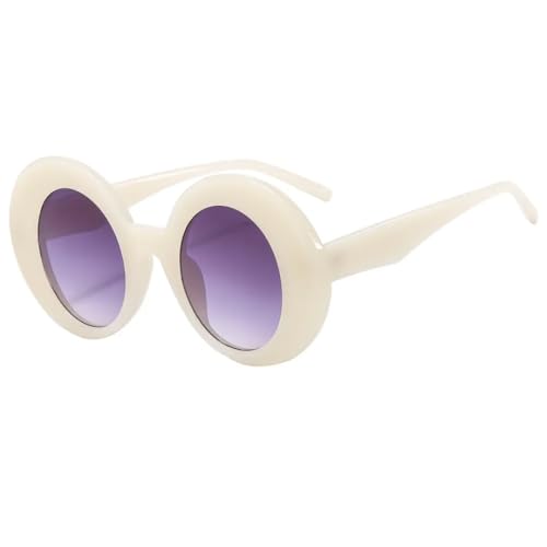 Lunettes de soleil surdimensionnées à verres dégradés orange pour un style unique