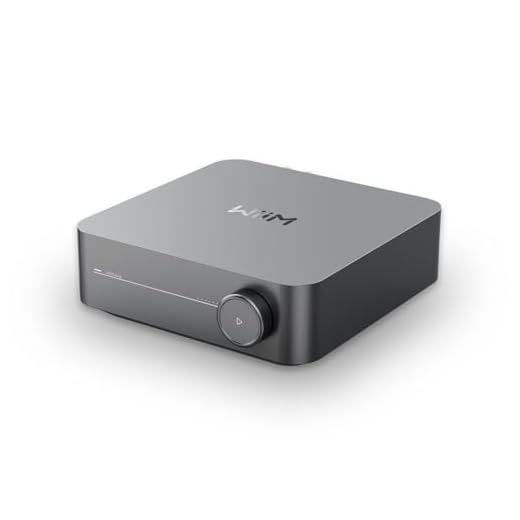 WiiM Amp: Multiroom-Streaming-Verstärker | Kompatibel mit AirPlay, Google Cast, Alexa | HDMI, Sprachsteuerung | Streaming von Spotify, Amazon Music, Tidal & mehr | Space Grau
