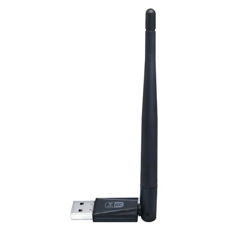 JAPOO RTL8811AU USB WiFi Adapter for Desktop Pc,600Mbps WiFi Dongle 5.8G/2.4G Wireless Adapter,Supports Win7/8/8.1/10/11/MacOS and Linux Ubuntu Kali Mint Debian Kubuntu Mate Zorin PureOS Raspberry Pi