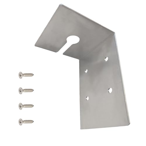 Maswell L Bracket Antenna Mount, Stainless Steel Clamp Car Ham Radio Antenna Mount, for Vehicle-Mounted Radio Antenna,M12.5 M12 M11.5