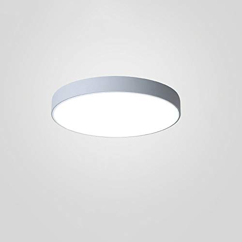 WFZRXFC Lámpara de Techo para el hogar de Interior Redonda nórdica Lámpara de Techo LED de Montaje Empotrado Ultradelgada 1.9 Pulgadas Iluminación de Techo Delgada Fácil de Instalar sin Problemas con