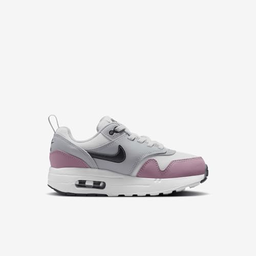 Nike Air Max 1 EasyOn Little Kids' Shoes (DZ3308-115, Summit White/Wolf Grey/White/Dark Smoke Grey)3