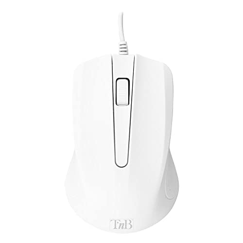 T'nB Shark - Souris Optique Filaire - Blanc