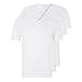 Produktbild BOSS Herren Classic T-Shirts kurzarm Shirts Pure Cotton V-Neck 3er Pack, Farbe:Weiß, Artikel:-100 white, Größe:M