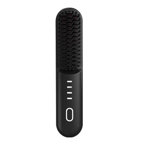 Brosse à cheveux chauffante sans fil pour des retouches parfaites au bureau et en voyage