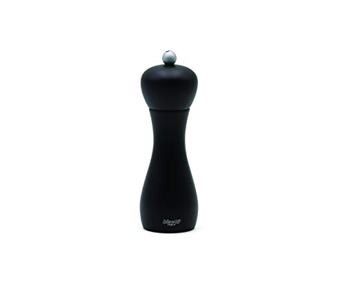 Bisetti Rimini Matte Pepper Mill, 7.10-Inch, Black #TOP9
