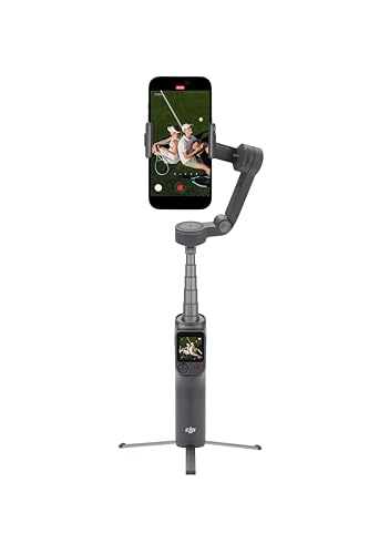 Image of DJI Osmo Mobile 8P Standard Combo | 3-Axis Smartphone Gimbal Stabilizer | Osmo FrameTap Remote | ActiveTrack 8.0 | Built-in Extension Rod & Tripod, Black